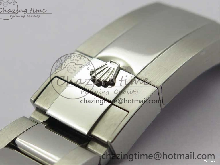 Dial Yacht-Master Silver Best SS SA3135 Edition Maker Bp on SS 116622 Bracelet 0501